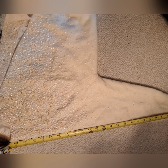 Banff ltd retro cardigan wool 38 sequined - Picture 12 of 13